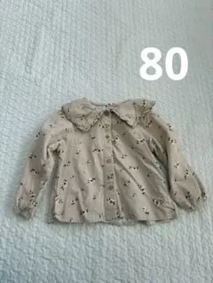 ZARA 花柄フリルシャツ 12-18ヶ月