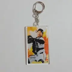 読売ジャイアンツ 縦型キーホルダー 甲斐拓也選手