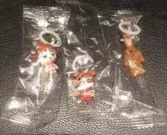 【匿名配送】アニマル横町　めじるしアクセサリー　ガチャガチャ　3点セット