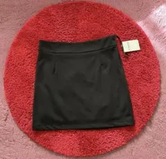 ♡可愛いミニスカート♡ ストレッチ　台形ブラック　Sサイズ　新品未使用