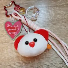 mojojojo フェイスポーチ くま白 じゃらじゃらキーホルダー じゃらキー