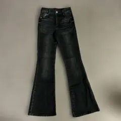 ダークデニム ブーツカットデニム