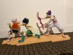 HUNTER×HUNTER ゴン、キルア、ヒソカ フィギュア 3体セット 箱付