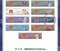 ポケモン銭湯！ロケット団プラスセット プラスセット（マフラータオル