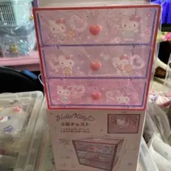 HELLO KITTY 木製引き出し 3段 楽天市場】［5%OFFクーポン＆P5倍］ キャラクターチェスト
