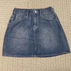 H&Mウエストゴム デニムミニスカート