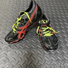 asics 26.5cm 陸上競技スパイク 跳躍　　三段跳用 ブラック レッドのサムネイル