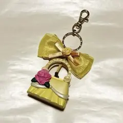 東京ディズニーリゾート　ディズニープリンセス　ベル　バッグ型キーホルダー