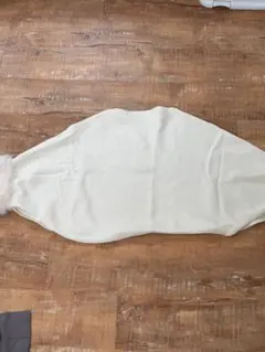 白、ポンチョ、ボア