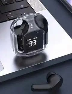 ワイヤレスイヤホン 黒 ブルートゥース Bluetooth イヤホン