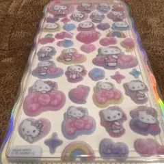 【正規品】コットンパフィーシール　キティ