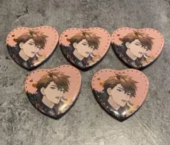 【Melty Valentine】ハート型缶バッチ 北見遊征