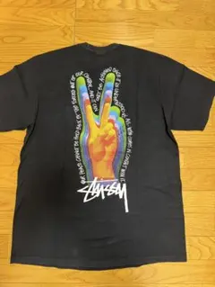 ステューシー バックプリント 半袖 Tシャツ M ブラック系 メンズ