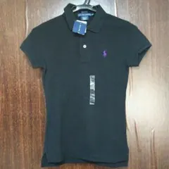 【新品 未使用】 ラルフローレン ポロシャツ スキニーフィット 黒