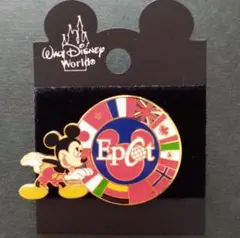 ★レア！レトロ★WDW★エプコット・ミッキーマウス★ピンバッジ★