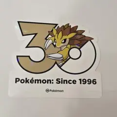 ポケモン 30周年記念ステッカー ゼラオラ - メルカリ