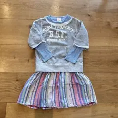 デニムアンドダンガリー　ワンピース　120