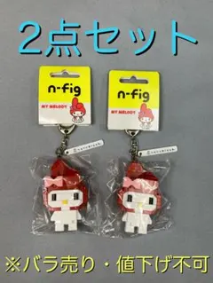 n fig サンリオ マイメロディ ナノブロック キーホルダー 2個セット