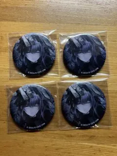 プロセカ 朝比奈まふゆ グリッター缶バッジ 5B 黒百合　4個セット