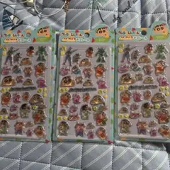 クレヨンしんちゃん ぷっくりクリアデコシール 3枚セットのサムネイル