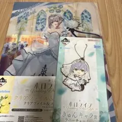 ホロライブ 一番くじ 白銀ノエル ラバーチャーム クリアファイル＆ステッカー