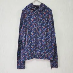 【UNIQLO】（F）花柄UVカットプリントフルジップパーカ/袖口サムホールのサムネイル