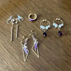 イヤリング　イヤーカフ　セット