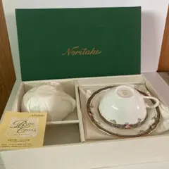 ノリタケ noritake ボーンチャイナ 白 6客 セット カップ&ソーサー