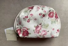 新品未使用 LAURA ASHLEY フラワープリント ポーチ