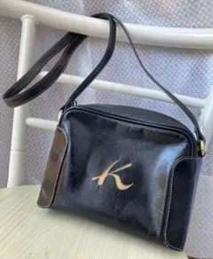 キタムラ　Kitamura ショルダーバッグ　本革　ブラック　ミニバッグ