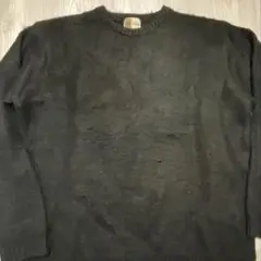 TOWNCRAFT モヘアタッチシャギーニット　black