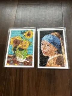 ⭐︎ビーズアート完成品⭐︎二種類⭐︎
