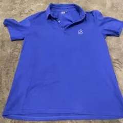 ck ポロシャツ M 青のサムネイル