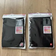 ヒートテックシャツ　レギンス　ブラック160