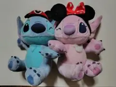 ディズニーランド　スティッチ&エンジェル　ペアぬいぐるみ　リロ&スティッチ