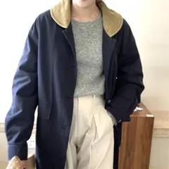 ❤︎襟切り替え ハンティングジャケット ネイビー