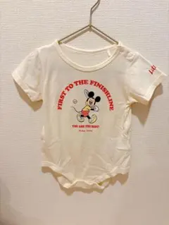 ミッキー　子供服　テニス　ロンパース　80