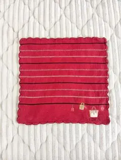FURLA タオルハンカチ レッド 赤