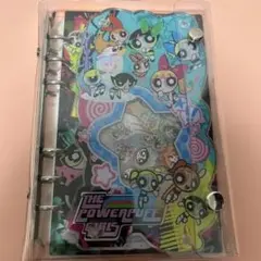 A6 パワーパフ　パワパフ　シャカシャカノート　アクリルバインダー