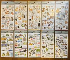 大人の図鑑シール　10種セット