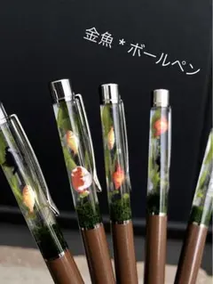 【小さな水槽】❤️ 金魚 *ハーバリウムボールペン