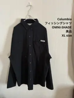 美品 Columbia コロンビア PFG OMNI-SHADE 長袖シャツ 黒