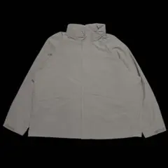 美品 UNIQLO 2WAY ウインドプルーフスタンドブルゾン 4XL グレー