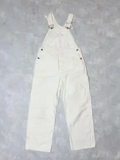 70~80s LEE オーバーオール USA製 山ポケット オレンジステッチ 白 70~80s LEE オーバーオール USA製 山ポケット オレンジステッチ
