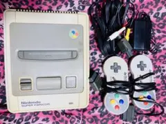 ジャンク スーパーファミコン 本体とゲームソフト17本セット