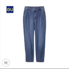 GU ハイウエストマムジーンズsサイズ