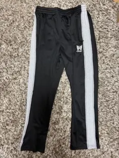 Needles 運動褲 黑色銀色 S號