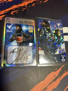 【直筆サイン】アキルミッチェル 長崎ヴェルカ オンサイトカード SSR R