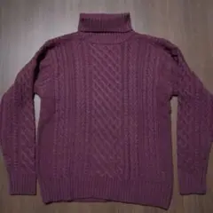 りくりん様専用 ロシェル ケーブルニット タートルネックセーター