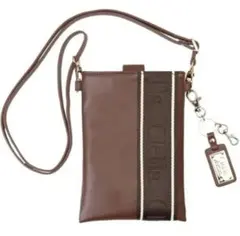 クレリア　スマホショルダーバッグ ブラウン